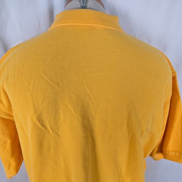 Champion Oregon Ducks Polo Men's L Yellow Green Logo Short Sleeve College NCAA - Picture 5 of 16